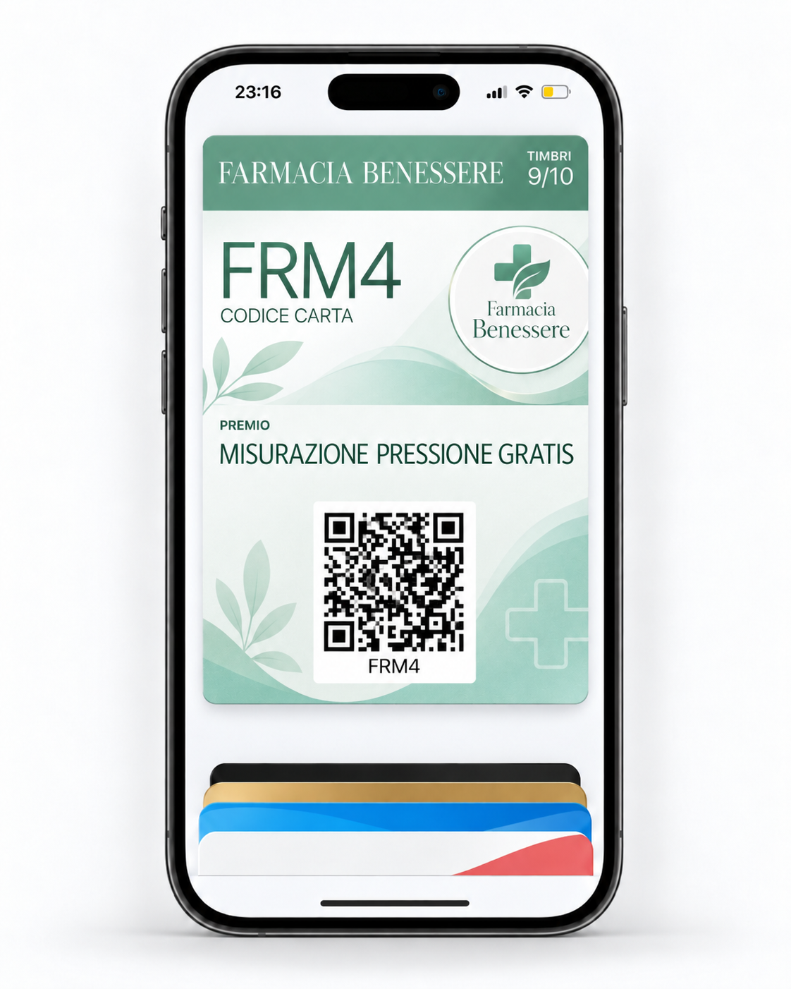 Esempio fidelity card Wallet per farmacia