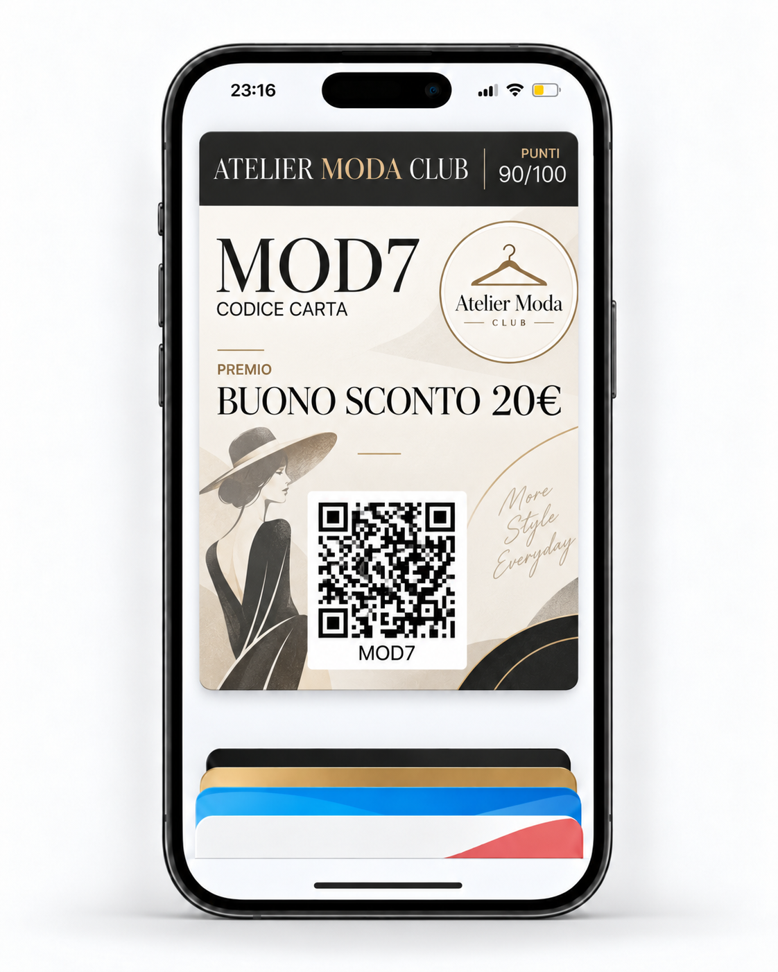 Esempio fidelity card Wallet per negozio